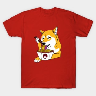 Shiba Inoodles Funny T-Shirt